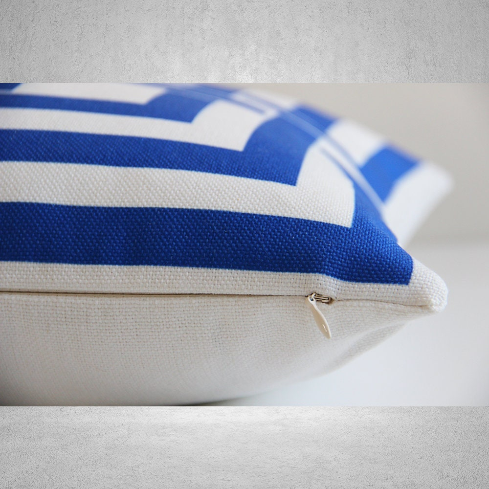 Blue striped pillowcase - Image 5