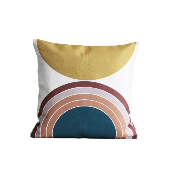 Retro Arch Pillow Cover