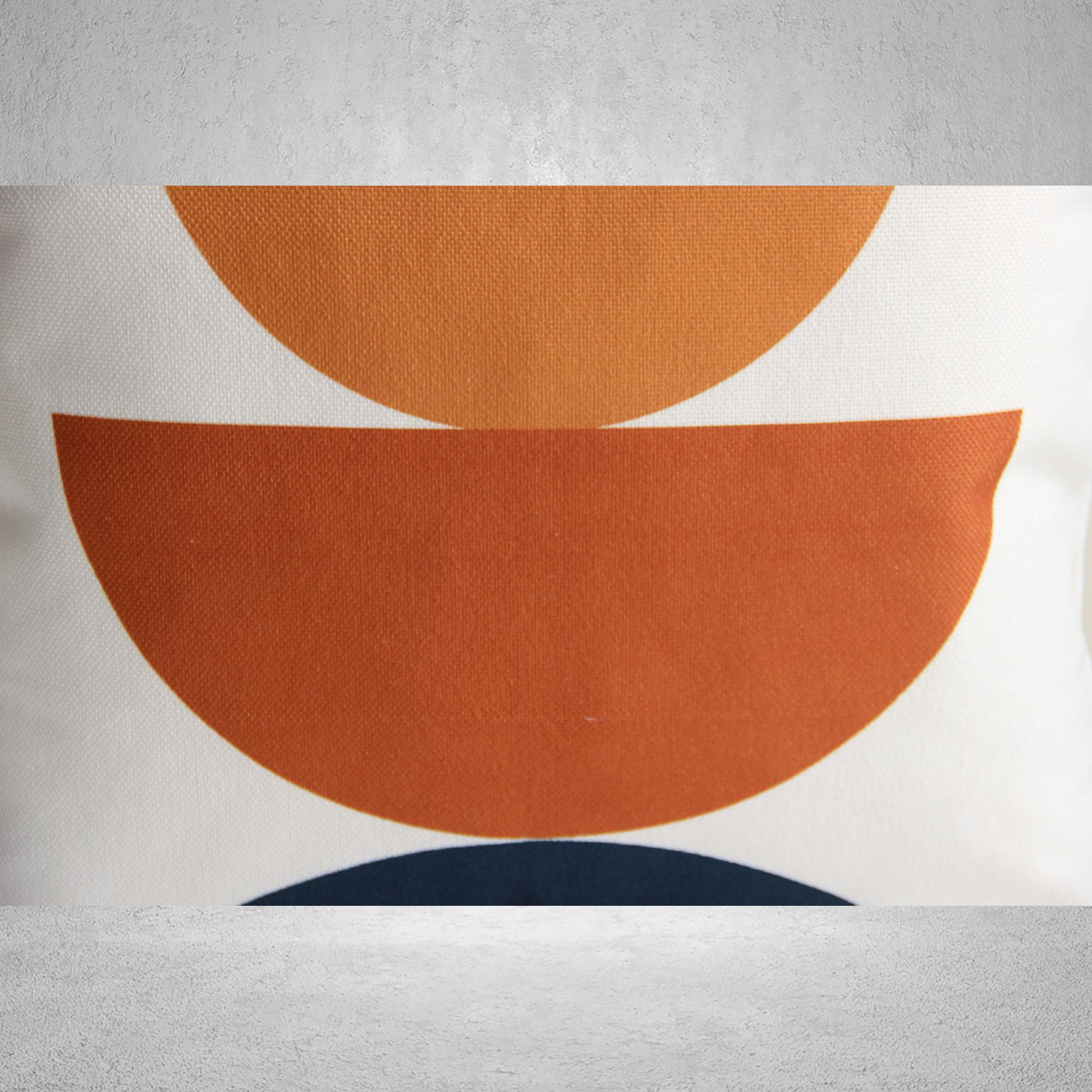 Abstract Half Circle Pillow Cover - Image 2