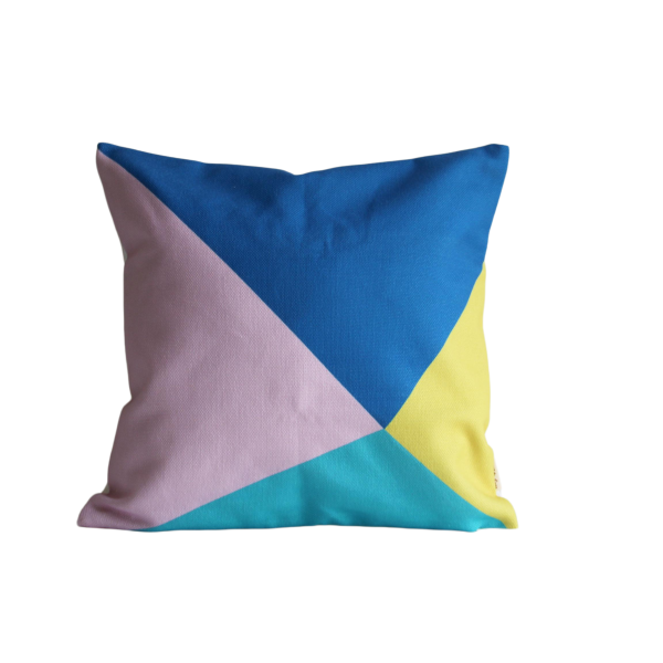 Color Block Pillow Cover