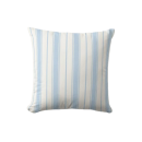 Light Blue Striped Pillow Cover