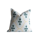 Green Cross Pattern Pillow Cover