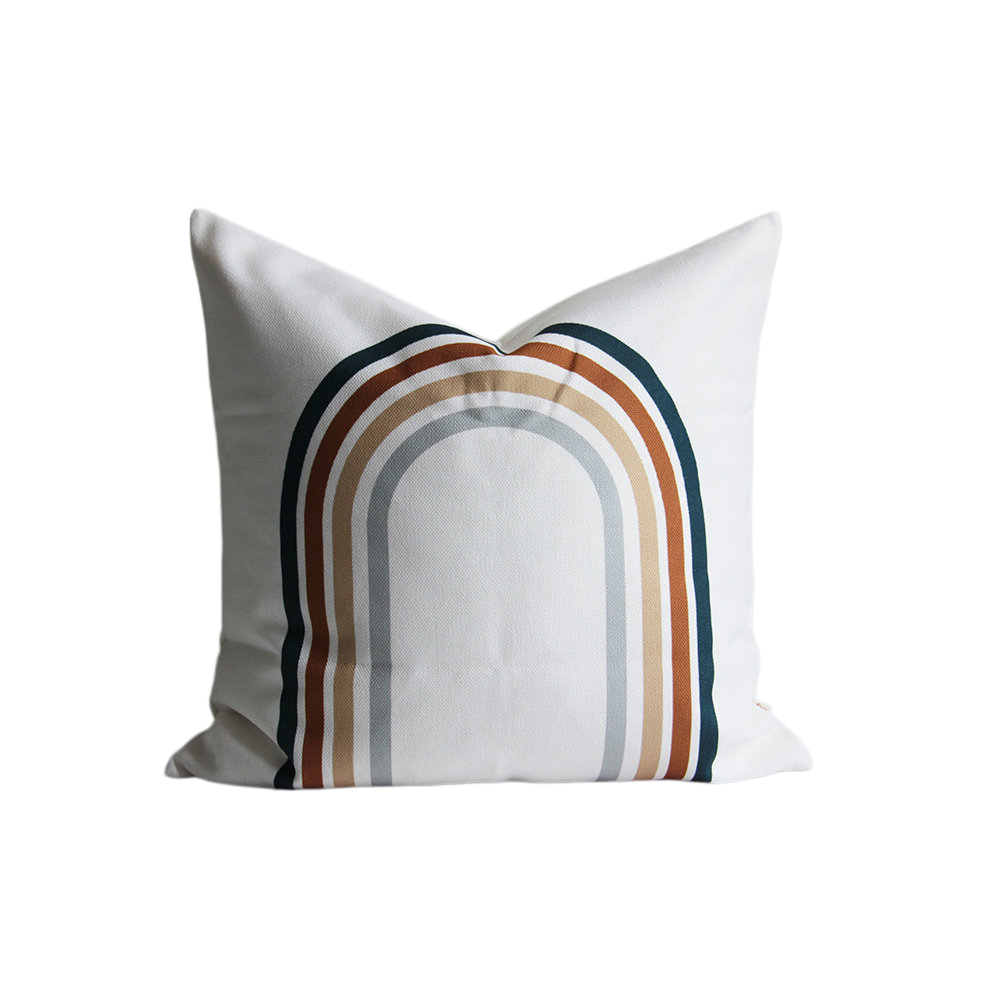 Rainbow Arch Pillow Cover