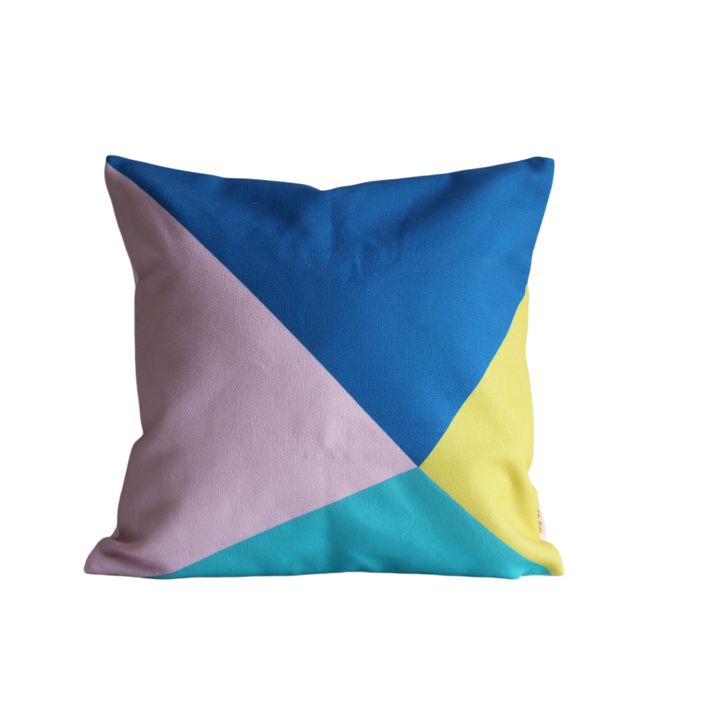 Color Block Pillow Cover
